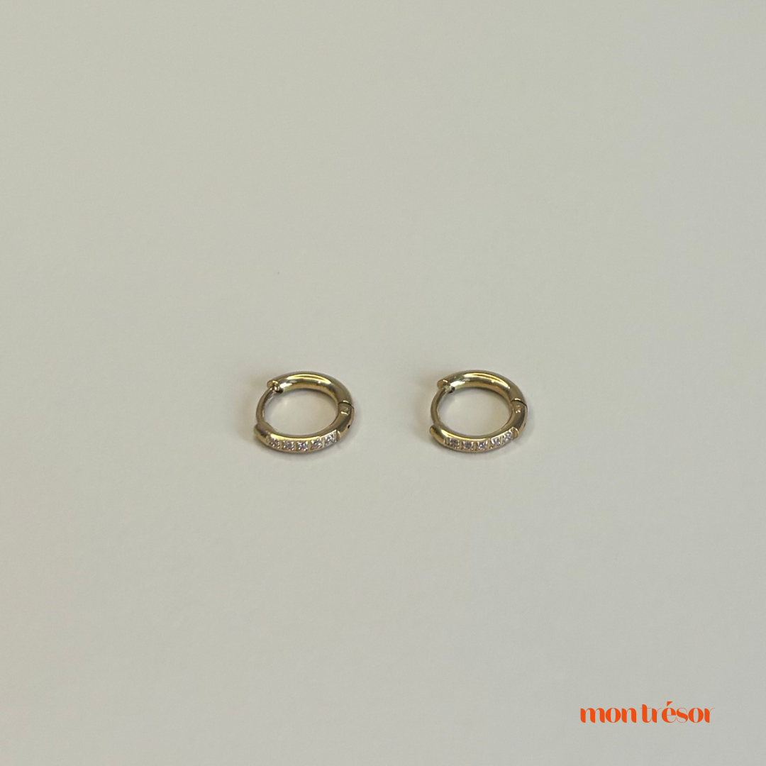 Very Little Sparkle Hoops
