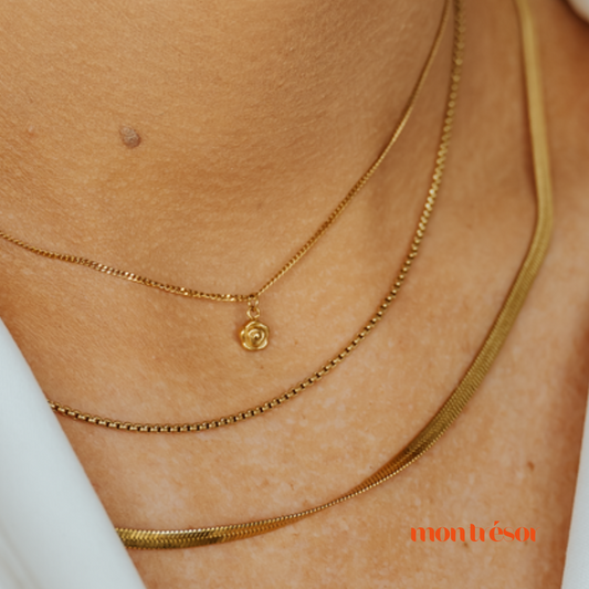 Rose necklace