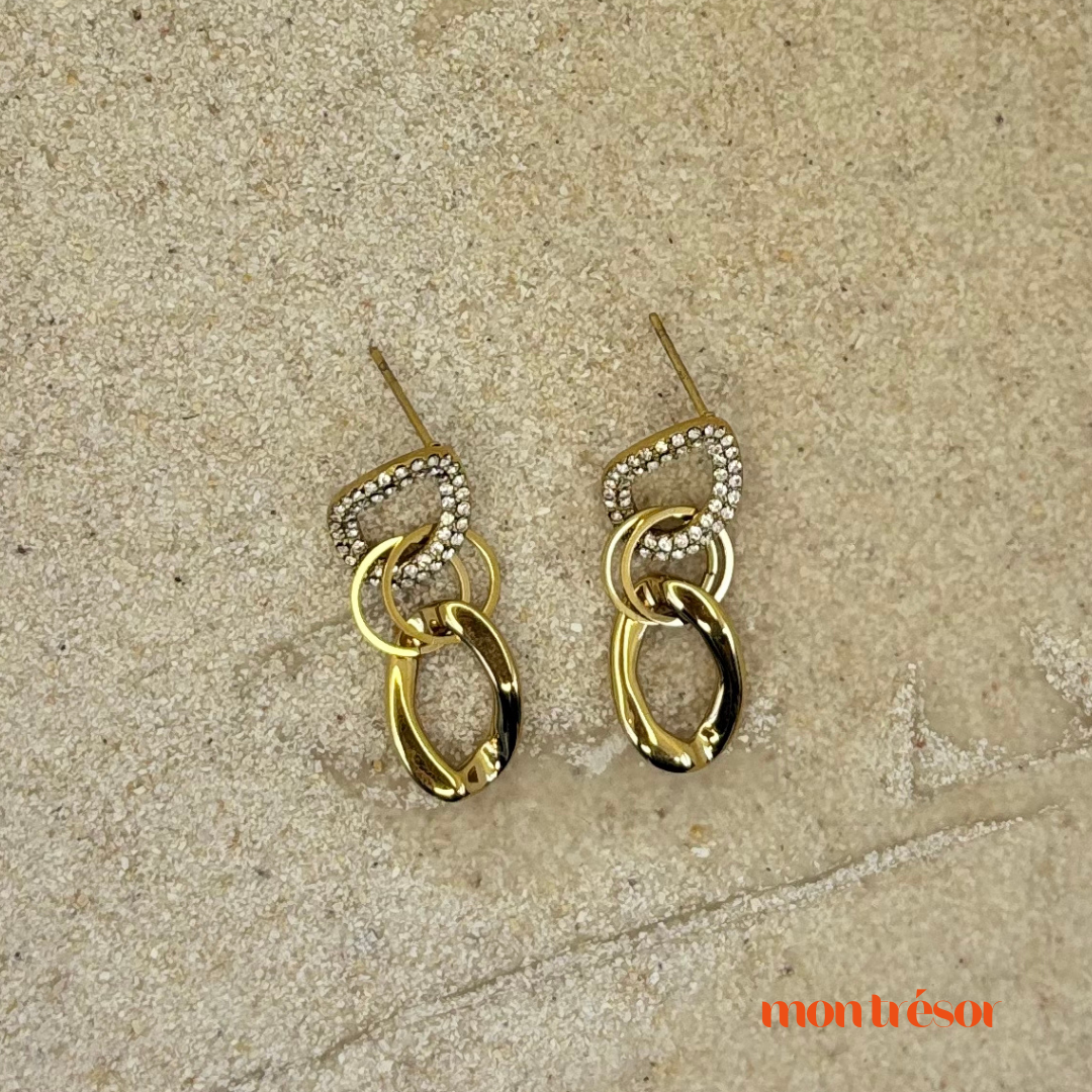 Sparkling triple O hoops