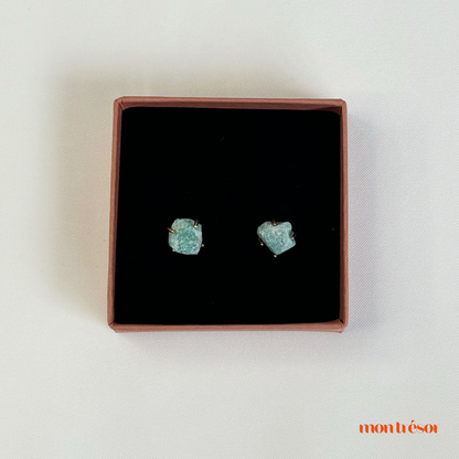 Ocean stone studs