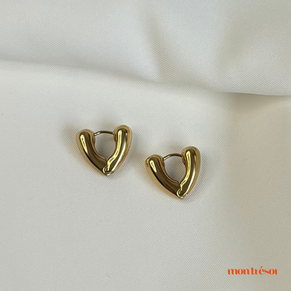 V shape earrings small
