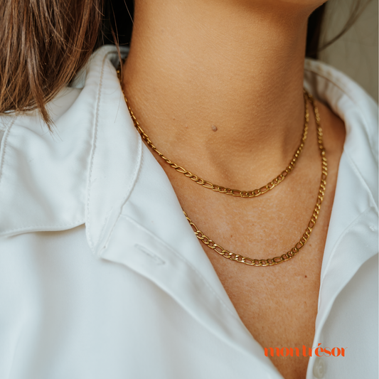 Large chain necklace