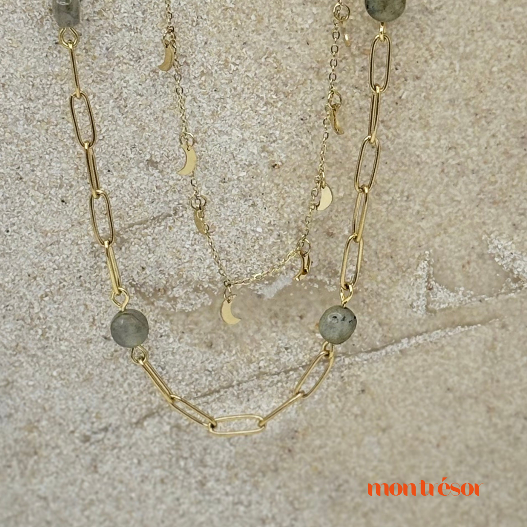 Montreuil necklace - green