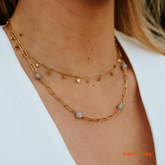 Montreuil necklace - green