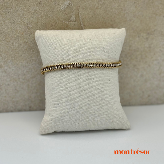 Chunky tennis bracelet