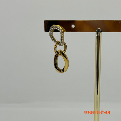 Sparkling triple O hoops
